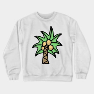 Cute coconut tree Crewneck Sweatshirt